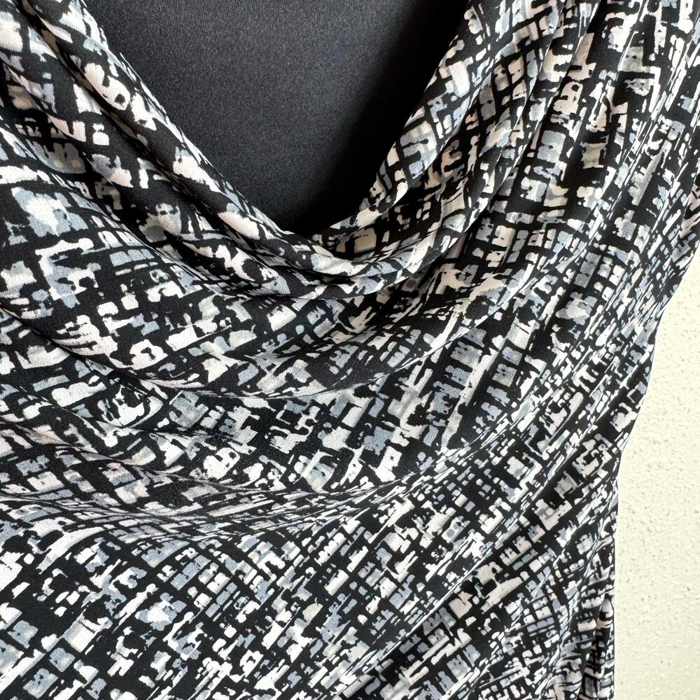 Vince Camuto Black‎ White Sleeveless Stretchy Dress 10 - Picture 5 of 6